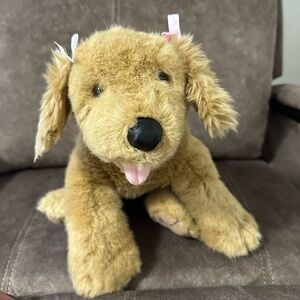 Build a bear dog with collar and leash